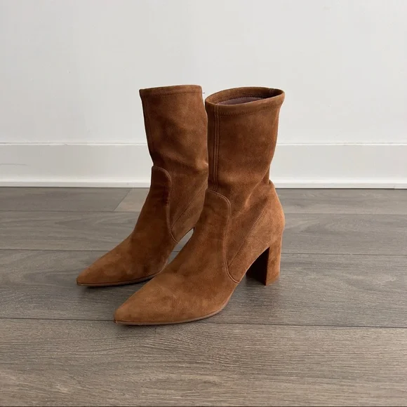 NEW Stuart Weitzman Suede Boots - Picture 3 of 9